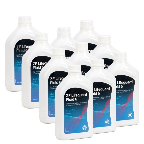 Set 10 Buc Ulei Cutie Viteze Automata Zf Lifeguard Fluid 6 1L S671.090.255